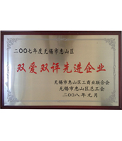 陸通被評為雙愛雙評先進企業